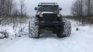 Самодельный Вездеход//Поверхностный Обзор//Вездеход-Болотоход//Зима 2020