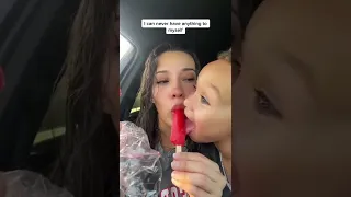 Suck ice cream🍦 mom life