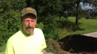 Sinkhole damage in Kane County