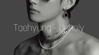 Unholy — Taehyung // Ai cover  original by Sam Smith.