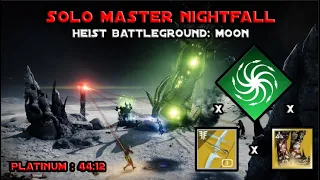 Solo Master Nightfall - Heist Battleground: Moon - Strand Warlock Build  [Destiny 2]