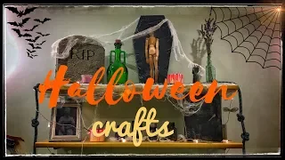 HALLOWEEN DIY * Halloween CRAFTS - 4 Бюджетных идеи для Хеллоуина!