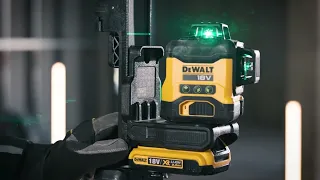 DEWALT DCLE34031D1-GB 18V XR 3X 360° COMPACT GREEN LASER KIT