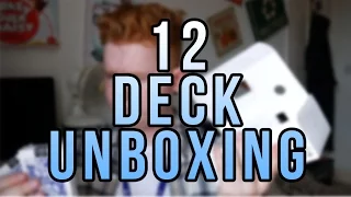 [Unboxing] 12 Decks of Playing Cards Unboxing [HD-4K]