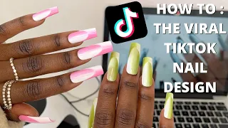 Nail Techs REFUSE THIS design?! Viral TikTok Ombre French Tip | 2022 Nail Trends | Press on Nails