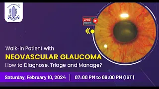 WALK-IN PATIENT with NEOVASCULAR GLAUCOMA