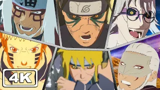 All Sage Mode Users Ultimate Jutsus & Awakenings! (4K 60fps) Naruto Storm 4 Next Generations