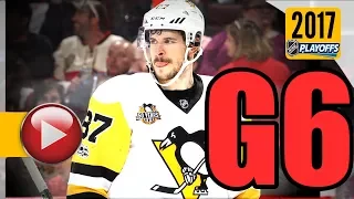 Pittsburgh Penguins vs Ottawa Senators. NHL 2017 Playoffs. Eastern Conference Final. Game 6. (HD)