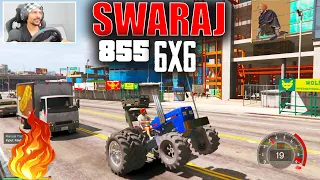 SWARAJ 855  6x6  KARTA MODIFIED  😍!  5911 VS TRALLI  GTA  x BrarTV