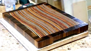 Making a 3D end grain cutting board #11