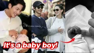 Song Joong Ki is now a father! His wife Katy Louise Saunders has finally gave birth to a baby boy.