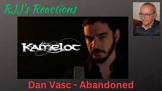 Dan Vasc - Abandoned (KAMELOT cover)   🇨🇦 RJJ's Reaction