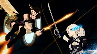 Winter Schnee vs. Cinder Fall Maiden Fight | RWBY V8 | [4K]