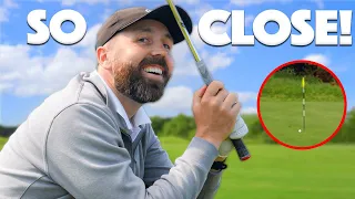 I was SO close to a hole in one on camera! #Break75 S2E7