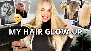 How I Grew My Hair LONG || Hair Transformation & Glow-Up