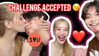KISS CHALLENGE ACCEPTED 😍🥰😘💞 SUPER KILIG MUCH SA #yabby 😍 SABBY & YAJI FOREVER 😘💞