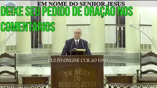 PALAVRA SANTO CULTO ONLINE A DEUS CCB / DOMINGO - 19/05/2024 10:00 - 19/05/24 #cultoccb