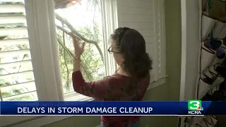 Sacramento residents still waiting for crews to remove trees that fell on their homes