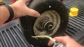 No more flat tires How to fill a TIRE with FOAM
