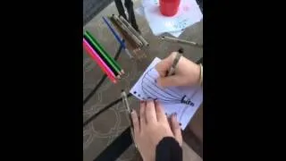 Time lapse drawing: Hot air balloon
