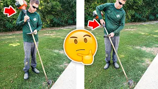 Most Popular Ways to Edge a Lawn with a String Trimmer aka Weedeater