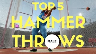 Top 5 | Hammer Throws | Hammer Throw World Records (Men)