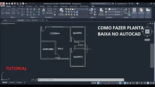 COMO FAZER UMA PLANTA BAIXA NO AUTOCAD