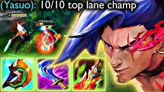 YASUO TOP IS 10/10..