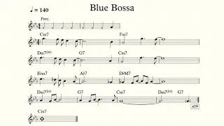Blue Bossa Backing Track BPM 140