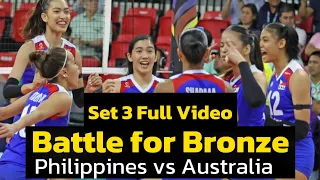 Philippines vs Australia Bronze Medal Match SET 3 Full Video | AVC Challenge Cup 2024 AUDIENCE VIEW