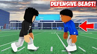 HOW TO BE A DEFENSIVE BEAST ON ULTIMATE FOOTBALL! (ROBLOX ULTIMATE FOOTBALL TUTORIAL!)