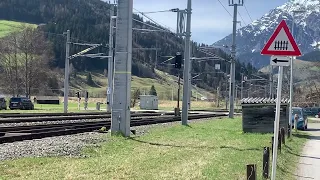 Bahnhof Saalfelden und Lokfahrt.