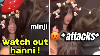 Minji ATTACKS Hanni During Phoning Live...