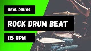 Rock Drum Beat for practice 115bpm