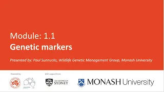 Module 1.1: Genetic markers