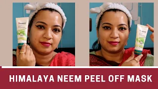 Himalaya Neem peel off mask for acne and scars | Affordable skincare | Delhi di kudi