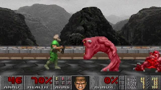 2D Doom gameplay with Doom engine