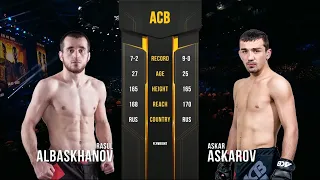 Расул Албасханов vs. Аскар Аскаров | Rasul Albaskhanov vs. Askar Askarov | ACB 86