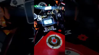 selesai pemasangan temperatur suhu & volmeter di ninja250fi 👍👍