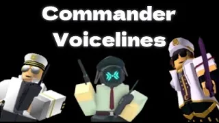 ALL Commander Voicelines (Febuary 2024)