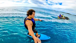 LEARNING TO HYDROFOIL SURF IN HAWAII