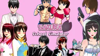 Most Attractive Npcs 😍in Sakura school simulator🌸