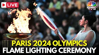 LIVE: Paris 2024 Olympic Flame Lighting Ceremony | Ancient Olympia | Paris Olympics 2024 Live | N18L
