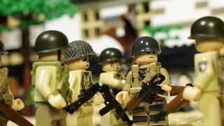 LEGO WW2 NORMANDY D-DAY AIRBORNE ASSAULT - Band of brothers lego film