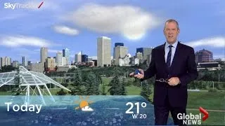Weatherman Kevin O'Connell 'can't see a damn thing!'