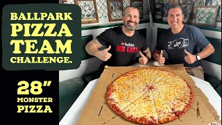 BALLPARK'S 28" XL 10LB TEAM PIZZA CHALLENGE IN MISSION VIEJO, CA.