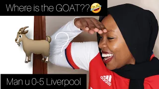 MANCHESTER UNITED VS LIVERPOOL 5-0 premier league.ARSENAL FAN REACTION