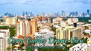 Coral Gables Florida | 4k drone view