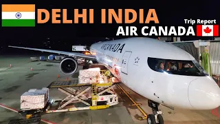 Canada to India Direct Flight | Flying Air Canada - Vancouver to New Delhi | Delhi Airport Arrival