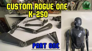 Star Wars Rogue One and Andor Custom K-2SO 1/6th Scale Build and Repaint. Part 1